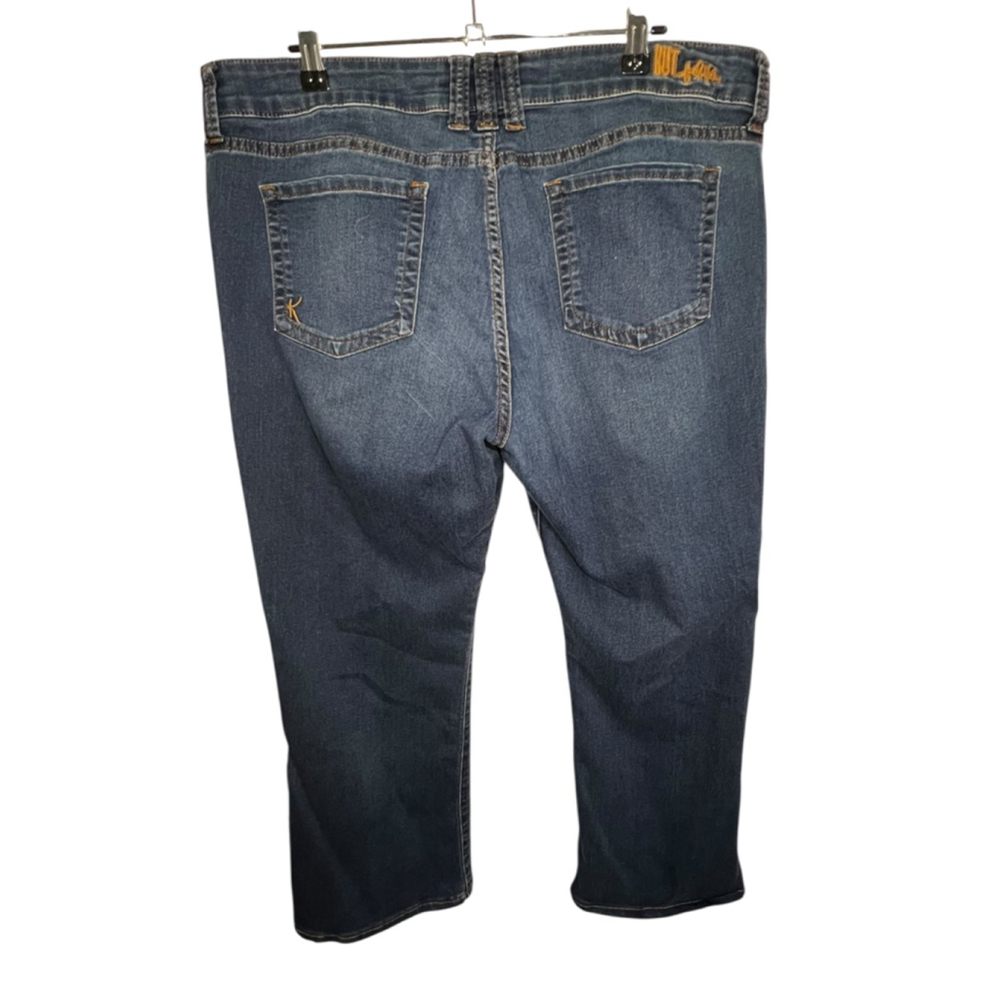 Kut From The Kloth Medium Wash Nicole High Rise Bootcut Denim Jeans - Picture 4 of 6